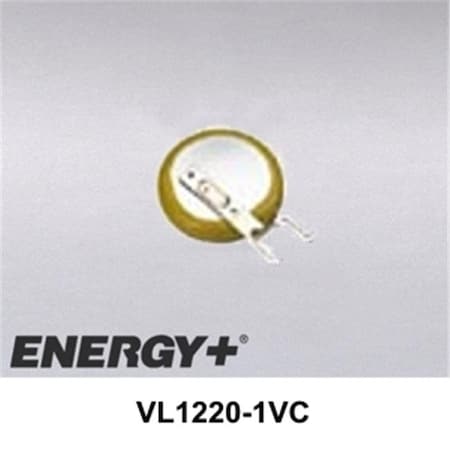 Fedco Batteries FedCo Batteries Compatible with  Panasonic VL1220-1VC Rechargeable Lithium Coin Cell For Printed Circuit Mount - 7mAh VL1220-1VC